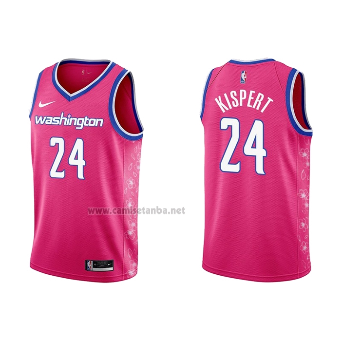 Camiseta Washington Wizards Corey Kispert #24 Ciudad 2022-23 Rosa